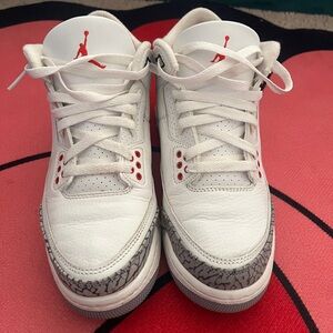 White cement reimagined jordan 3s